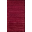 Safavieh Himalaya 6' Round Hand Loomed Wool Pile Rug in Red