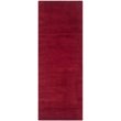 Safavieh Himalaya 6' Round Hand Loomed Wool Pile Rug in Red