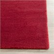Safavieh Himalaya 6' Round Hand Loomed Wool Pile Rug in Red