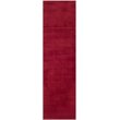 Safavieh Himalaya 6' Round Hand Loomed Wool Pile Rug in Red