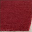 Safavieh Himalaya 6' Round Hand Loomed Wool Pile Rug in Red
