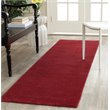 Safavieh Himalaya 6' Round Hand Loomed Wool Pile Rug in Red