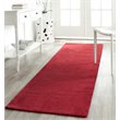 Safavieh Himalaya 6' Round Hand Loomed Wool Pile Rug in Red