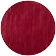 Safavieh Himalaya 6' Round Hand Loomed Wool Pile Rug in Red