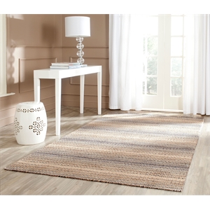 Safavieh Himalaya 6' Square Hand Loomed Wool Pile Rug in Gray