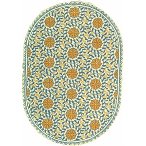 Safavieh Chelsea 7'6&quot X 9'6&quot Oval Hand Hooked Wool Rug