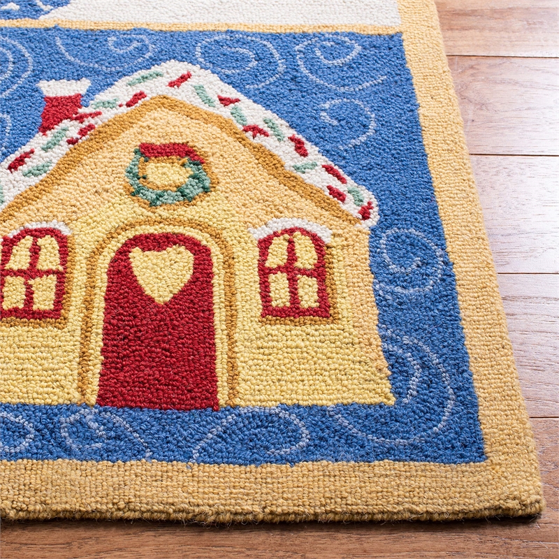 Safavieh Chelsea 6' X 9' Hand Hooked Wool Pile Rug in White