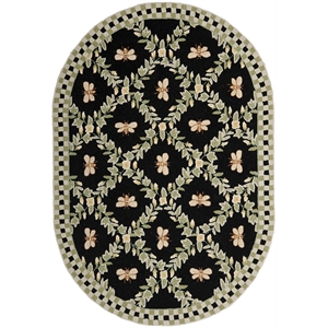 Safavieh Chelsea 7'6&quot X 9'6&quot Oval Hand Hooked Wool Rug