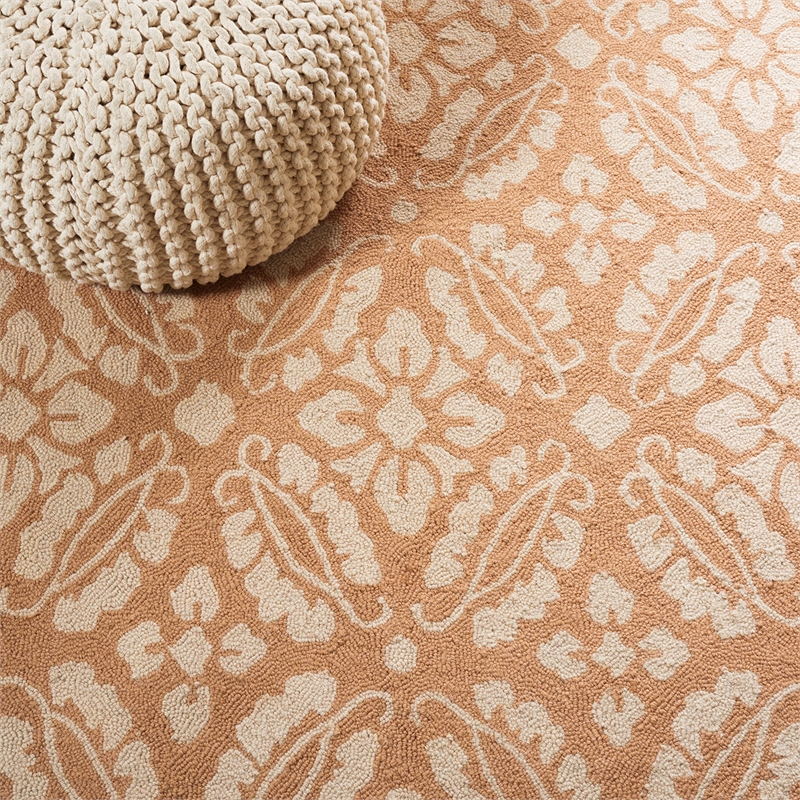 Safavieh Chelsea 6' X 9' Hand Hooked Wool Pile Rug in Blush
