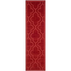 Safavieh Impressions 4' X 6' Hand Loomed Wool Rug in Rust