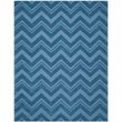 Safavieh Impressions 5' Round Hand Loomed Wool Rug in Blue