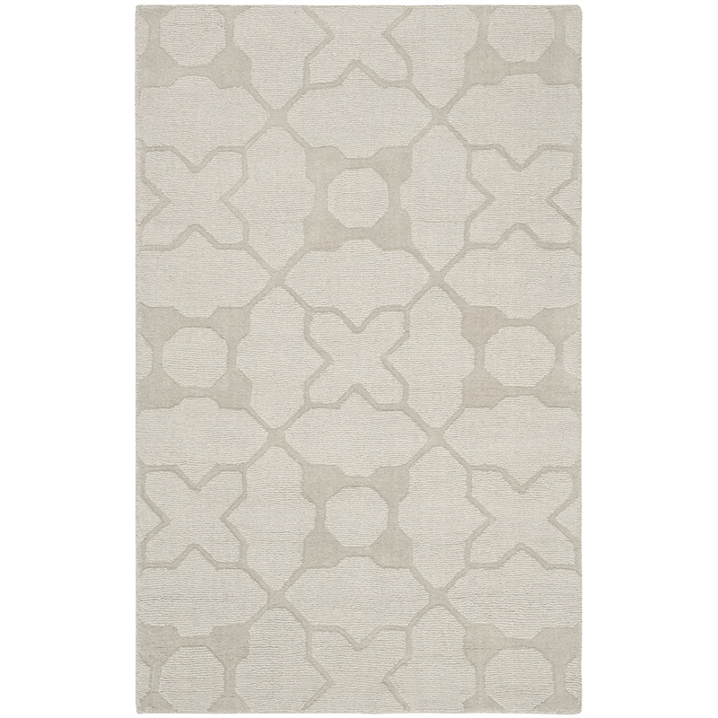 Safavieh Impressions 3' X 5' Hand Loomed Wool Rug in Silver