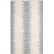 Safavieh Cotton Kilim 5' X 8' Handmade Cotton Rug in Blue and Ivory