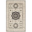 Safavieh Kenya 2' X 3' Hand Knotted Wool Pile Rug in Ivory and Gray