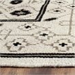 Safavieh Kenya 2' X 3' Hand Knotted Wool Pile Rug in Ivory and Gray