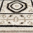 Safavieh Kenya 7' Square Hand Knotted Wool Rug in Ivory and Gray
