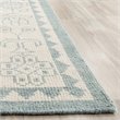 Safavieh Kenya 2' X 3' Hand Knotted Wool Pile Rug in Ivory and Blue