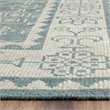 Safavieh Kenya 2' X 3' Hand Knotted Wool Pile Rug in Ivory and Blue
