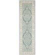Safavieh Kenya 7' Square Hand Knotted Wool Rug in Ivory and Blue