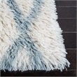 Safavieh Kenya 6' X 9' Hand Knotted Rug in Ivory and Blue