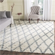 Safavieh Kenya 8' X 10' Hand Knotted Rug in Ivory and Blue