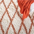 Safavieh Kenya 6' X 9' Hand Knotted Rug in Ivory and Terracotta