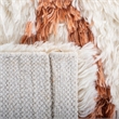 Safavieh Kenya 6' X 9' Hand Knotted Rug in Ivory and Terracotta