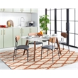 Safavieh Kenya 8' X 10' Hand Knotted Rug in Ivory and Terracotta
