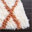 Safavieh Kenya 8' X 10' Hand Knotted Rug in Ivory and Terracotta