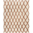 Safavieh Kenya 9' X 12' Hand Knotted Rug in Ivory and Terracotta