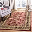 Safavieh Lyndhurst 10' X 14' Power Loomed Rug in Red and Black