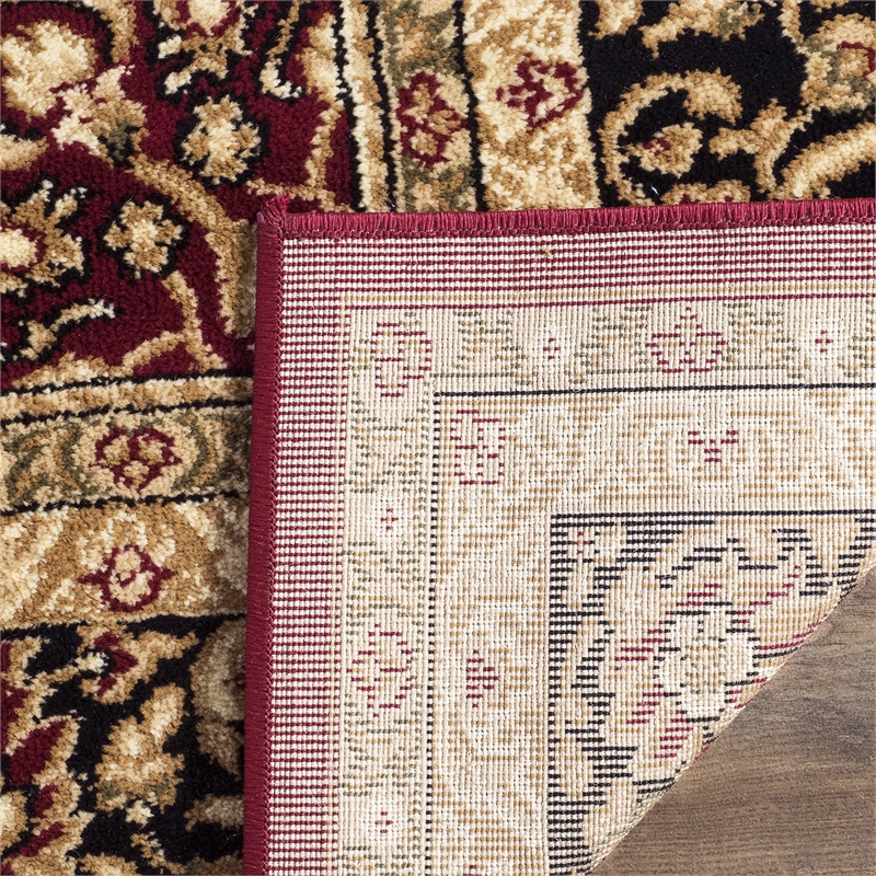 Safavieh Lyndhurst 10' X 14' Power Loomed Rug in Red and Black