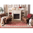 Safavieh Lyndhurst 10' X 14' Power Loomed Rug in Red and Black