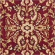 Safavieh Lyndhurst 10' Round Power Loomed Rug in Red and Black