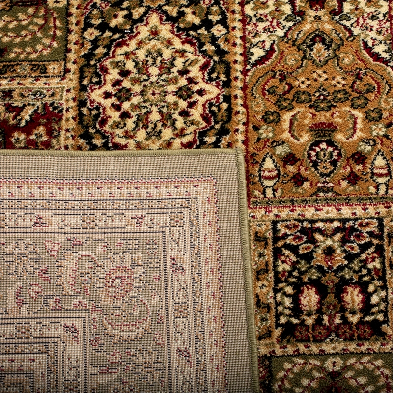 Safavieh Lyndhurst 11' X 15' Power Loomed Rug in and Green