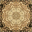 Safavieh Lyndhurst 8' Square Power Loomed Rug in Black and Ivory