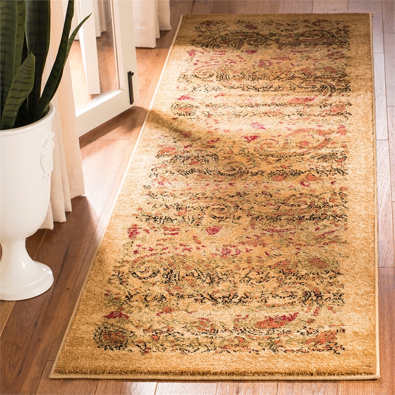 Safavieh Lyndhurst 11' X 15' Power Loomed Polypropylene Rug in Beige