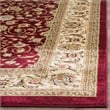 Safavieh Lyndhurst 11' X 15' Power Loomed Rug in Red and Ivory