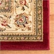 Safavieh Lyndhurst 11' X 15' Power Loomed Rug in Red and Ivory