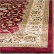 Safavieh Lyndhurst 12' X 18' Power Loomed Rug in Red and Ivory
