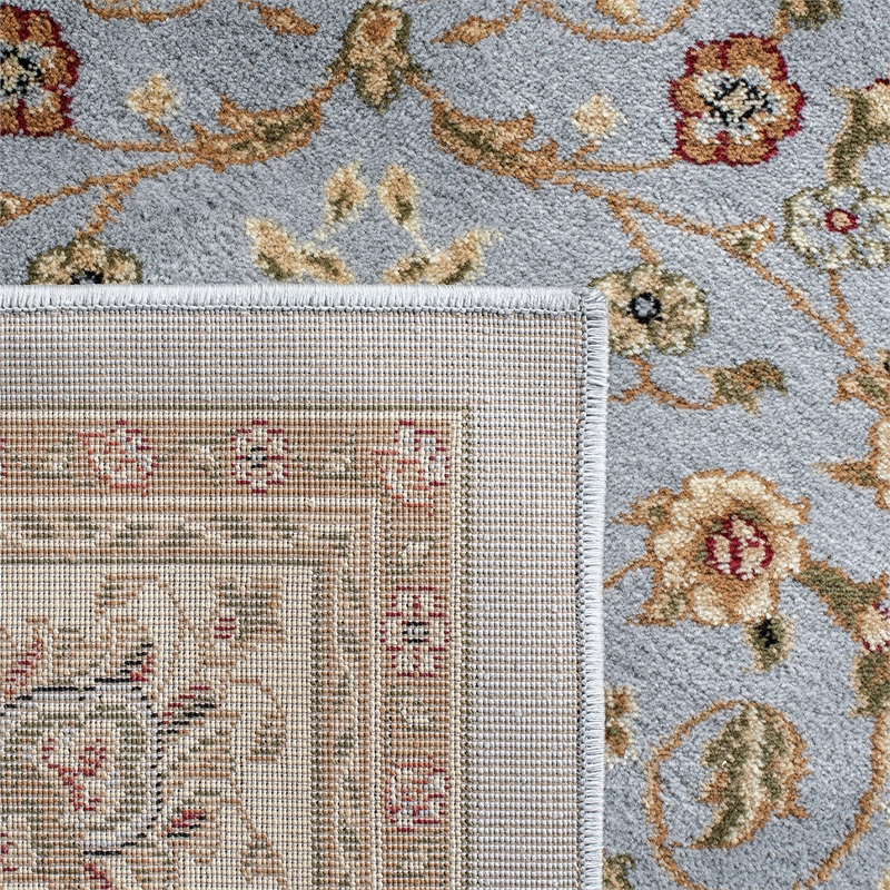 Safavieh Lyndhurst 11' X 15' Power Loomed Rug in Light Blue and Ivory