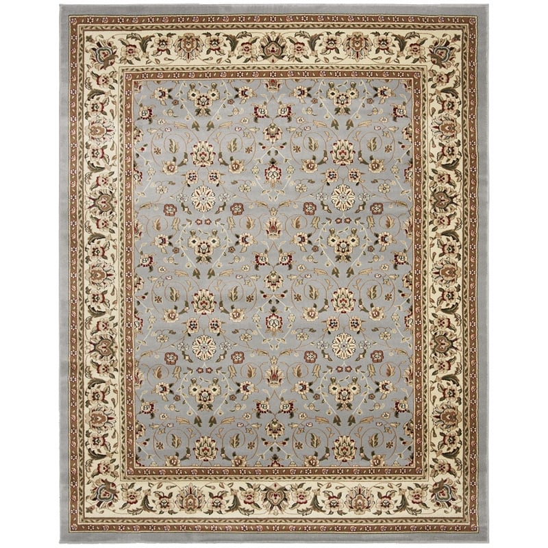 Safavieh Lyndhurst 11' X 15' Power Loomed Rug in Light Blue and Ivory