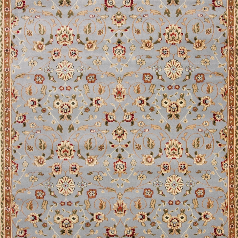Safavieh Lyndhurst 11' X 15' Power Loomed Rug in Light Blue and Ivory