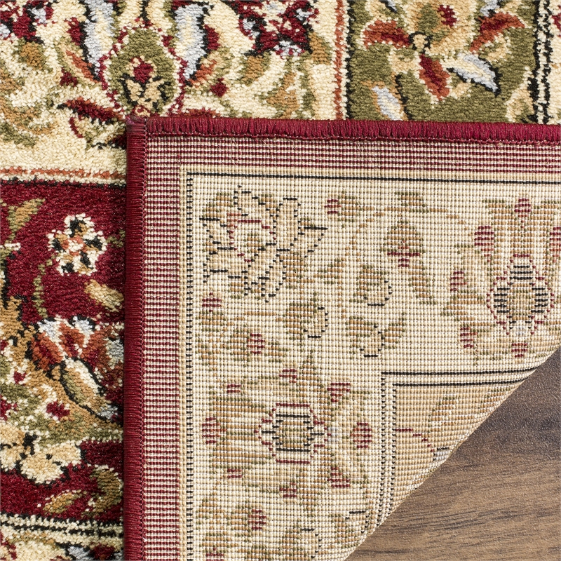 Safavieh Lyndhurst 10' Square Power Loomed Rug in and Ivory