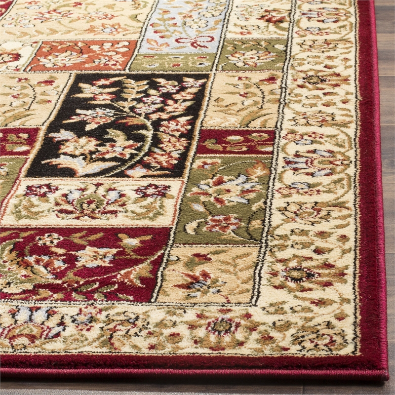 Safavieh Lyndhurst 10' Square Power Loomed Rug in and Ivory