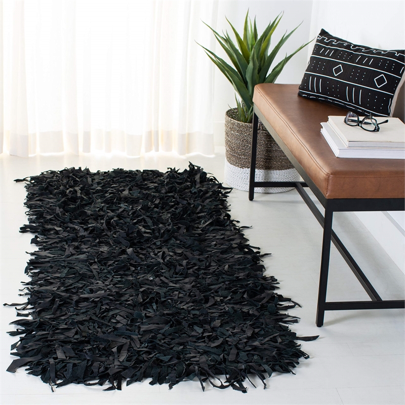 Safavieh Leather Shag 2'3