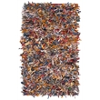 Safavieh Leather Shag 3' X 5' Hand Knotted Leather Rug