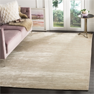 Safavieh Mirage 6' X 9' Loom Knotted Viscose Pile Rug in Beige