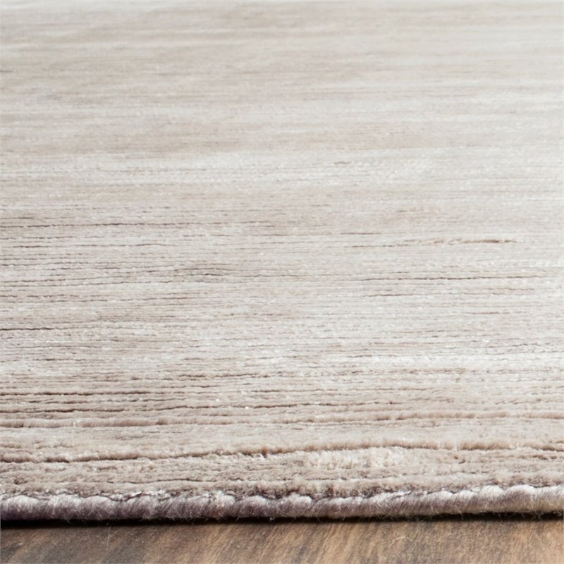 Safavieh Mirage 5' X 8' Loom Knotted Rug in Light Silver