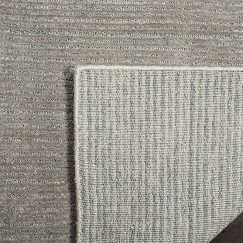 Safavieh Mirage 9' X 12' Loom Knotted Viscose Pile Rug in Silver